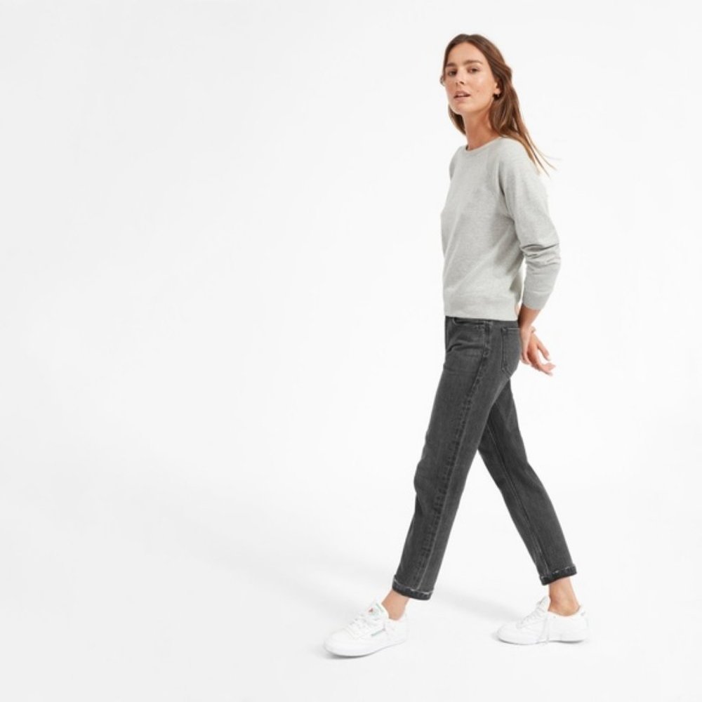 Everlane The Relaxed Boyfriend Jean Washed Black